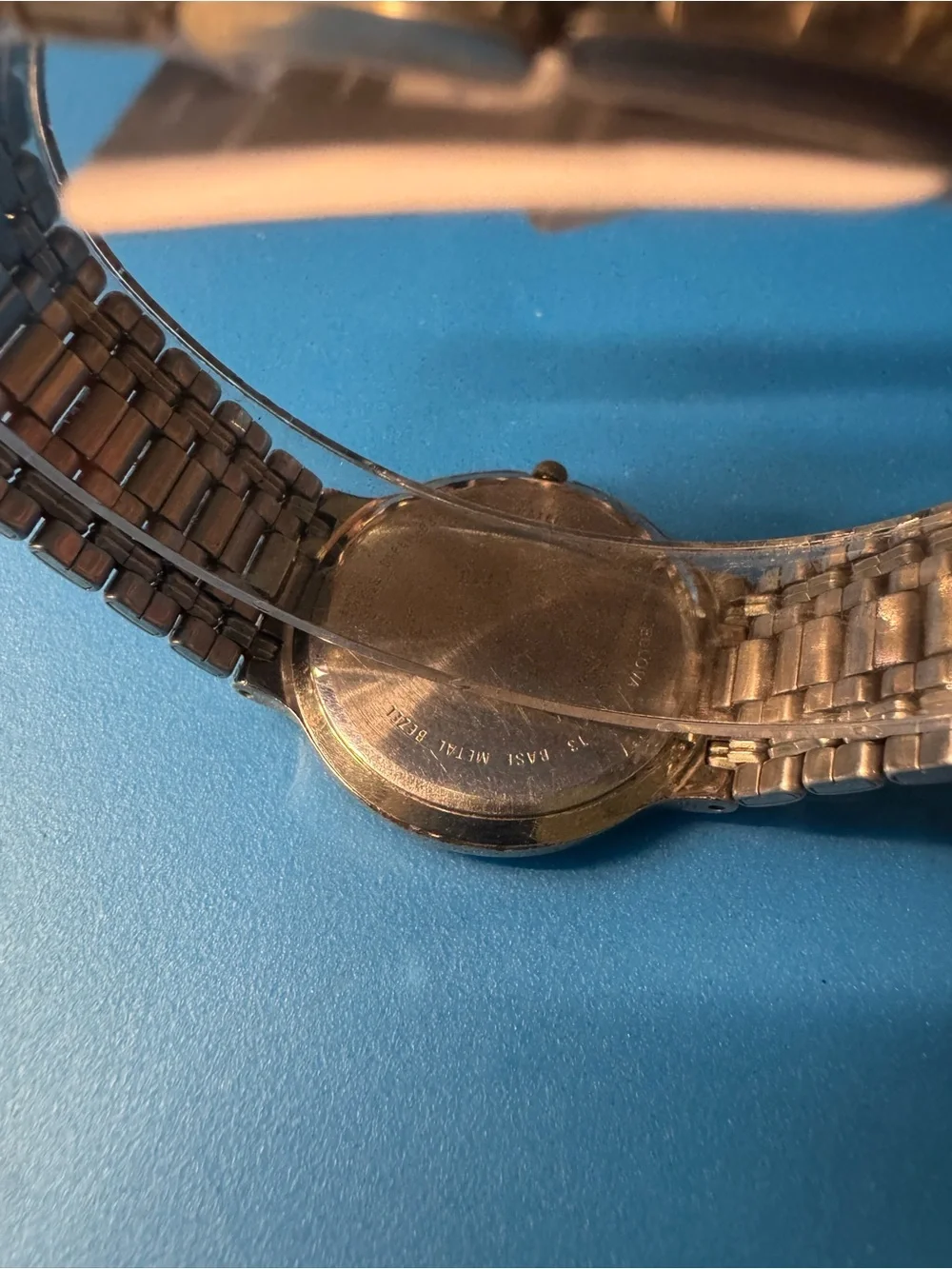 Bulova Two-Tone Silver Dial Watch with Gold Accents